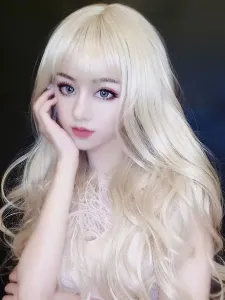 Lolita Wig Long Heat Resistant Fiber Tousled Wavy Lolita Hair Wig #499997