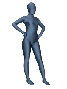 Halloween Morph Suit Dusty Blue Lycra Spandex Zentai Suit #456632