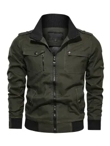 Men's Jackets & Coats Mens Jacket Men's Jackets Chic Burgundy Green Modern #558279