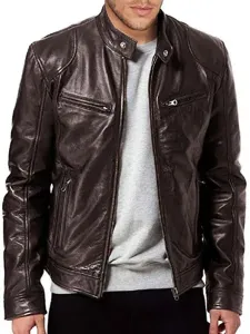 Men's Jackets & Coats Mens Jacket Men's Jackets Chic Deep Brown Black Amazing #558062
