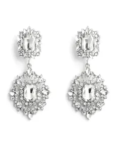 Silver earrings Milanoo.com
