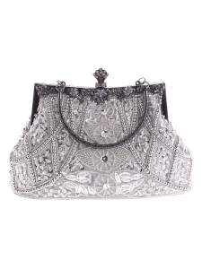 Wedding Handbags Evening Clutch Bag Crochet Wedding Accessories #544723