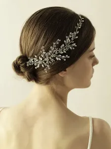 Silver Wedding Headpieces Rhinestones Headband For Bride