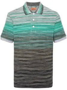 MISSONI - Tie-dye Print Cotton Polo Shirt #1256955