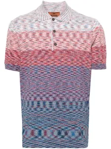 MISSONI - Tie-dye Print Cotton Polo Shirt #1263260