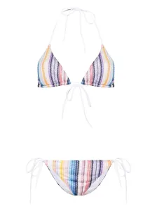 MISSONI BEACHWEAR - Striped Triangle Bikini Set #1251432