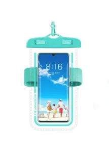 Modlily Cyan One Size Transparent Phone Case - One Size