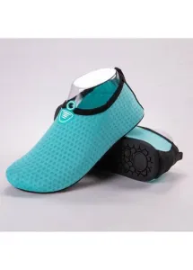 Modlily Neon Blue Anti Slippery Contrast Water Shoes - 36
