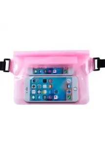 Modlily Neon Pink One Size Plastic Transparent Phone Case - One Size