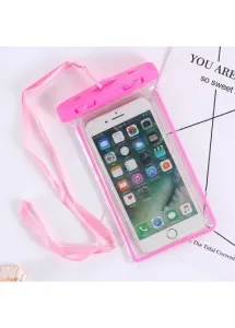 Modlily Pink One Size Plastic Phone Case - One Size