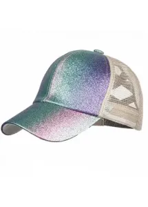 Modlily Multi Color Ombre Hat Baseball Cap - One Size