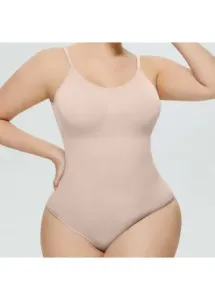 Modlily Skin Color High Waisted Full Body Shaper - XL