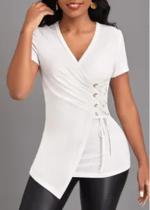White T-shirts Modlily
