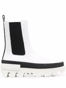 MONCLER - Coralyne Leather Ankle Boots #37319