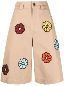 MONCLER - Patched Cotton Shorts #1123595
