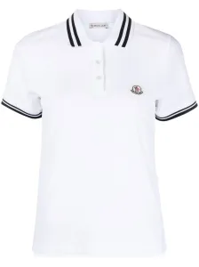 MONCLER - Logo Cotton Polo Shirt #1274529