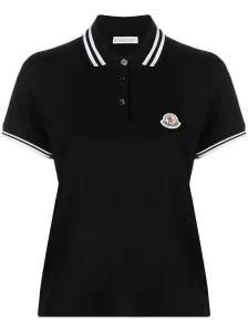 MONCLER - Logo Cotton Polo Shirt #1274536