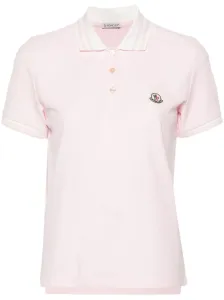 MONCLER - Logo Cotton Polo Shirt #1286163