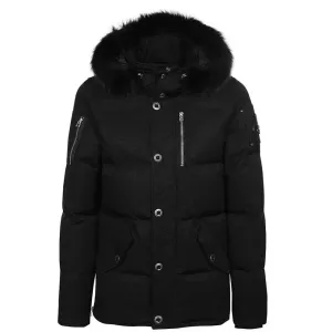 Moose Knuckles Mens 3q Jacket Fur Black XL