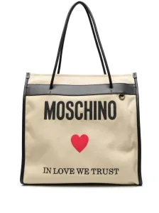 MOSCHINO - Logo Shopping Bag