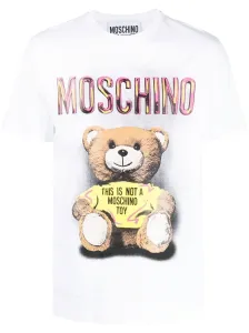 MOSCHINO - Cotton T-shirt With Logo #814369