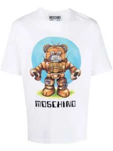 White T-shirts Moschino