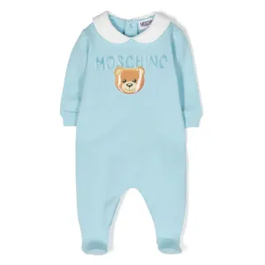 Moschino Baby Unisex Babygrow in Blue 6/9m SKY #1277398