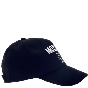 Moschino Boys Logo Print Baseball Cap Black 50 CM