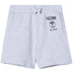 Moschino Boys Kids Logo Shorts Grey 6Y