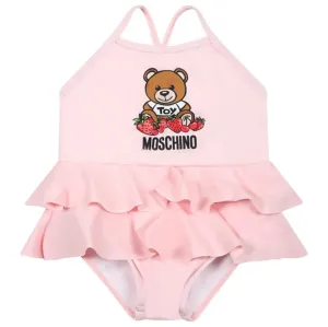 Moschino Baby Girls Swimsuit Pink 18/24m