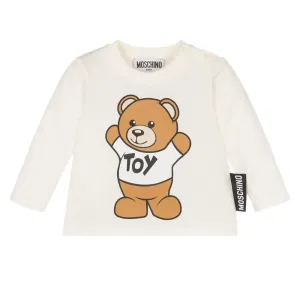 Moschino Baby Girls Toy Bear T-shirt White 3Y