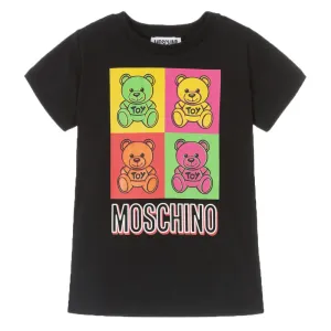 Moschino Boys 3D Effect Bear T-shirt Black 12Y