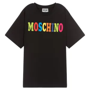 Moschino Boys Logo T-shirt Black 10Y #9888