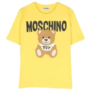 Moschino Boys Maxi T-shirt Yellow 10A Cyber