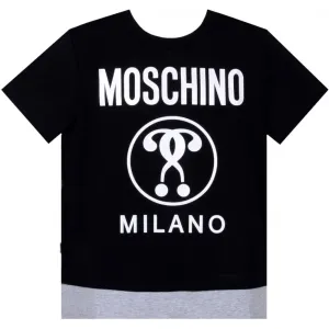 Moschino Boys Milano T-shirt Black 12 Years