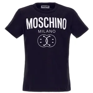 Moschino Boys Smiley T-shirt Black 10A