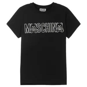 Moschino Boys Toy Bear T-shirt Black 10Y