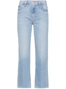 MOTHER - Denim Straight Leg Cropped Jeans #1256842