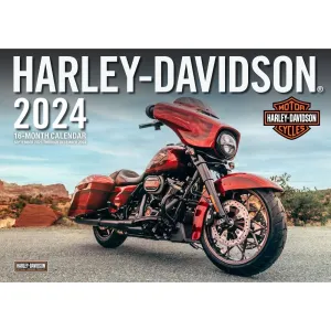 Harley Davidson Large 2024 Wall Calendar