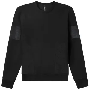 Neil Barrett Men's Neoprene Panelled Sweatshirt Black L #1086940