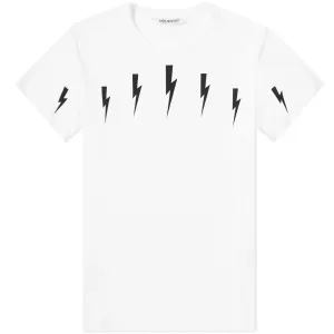 Neil Barrett Men's Bolt T-shirt White XL
