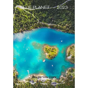 BLUE PLANET 2023 4 x 6 DAILY SPIRAL DIARY