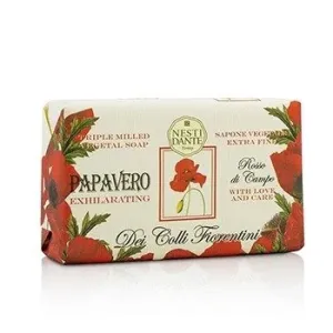 Nesti DanteDei Colli Fiorentini Triple Milled Vegetal Soap - Poppy 250g/8.8oz