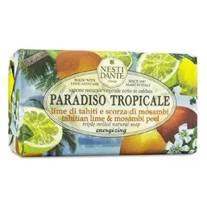 Nesti DanteParadiso Tropicale Triple Milled Natural Soap - Tahitian Lime & Mosambi Peel 250g/8.8oz