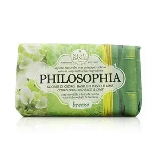 Nesti DantePhilosophia Natural Soap - Breeze - Citrus Peel, Red Basil & Lime With Chlorophyll & Bamboo 250g/8.8oz