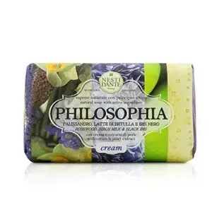 Nesti DantePhilosophia Natural Soap - Cream - Rosewood, Birch Milk & Black Iris With Cream & Pearl Extract 250g/8.8oz