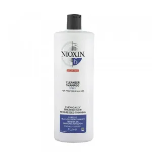 Nioxin - System 6 Cleanser Shampooing purifiant cheveux traités très fins : Shampoo 1000 ml