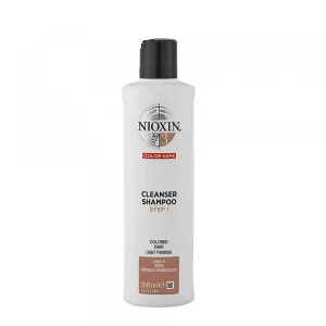 Nioxin - System 3 Cleanser Shampooing purifiant cheveux colorés fins : Shampoo 300 ml