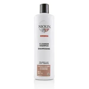 NioxinDerma Purifying System 3 Cleanser Shampoo (Colored Hair, Light Thinning, Color Safe) 500ml/16.9oz