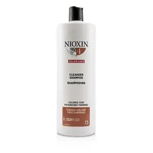 NioxinDerma Purifying System 4 Cleanser Shampoo (Colored Hair, Progressed Thinning, Color Safe) 1000ml/33.8oz